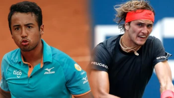 Hugo Dellien fue eliminado por el alemán Alexander Zverev Hugo Dellien fue eliminado por el alemán Alexander Zverev