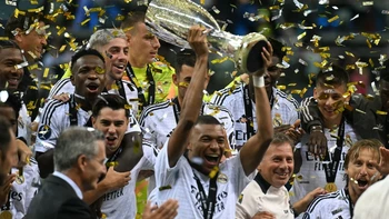 El Real Madrid conquistó la Supercopa de Europa en el debut de Mbappé El Real Madrid conquistó la Supercopa de Europa en el debut de Mbappé