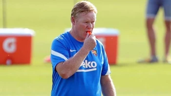Koeman pide en un comunicado "apoyo incondicional con palabras y hechos" Koeman pide en un comunicado "apoyo incondicional con palabras y hechos"