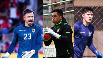 Viscarra, Torres o Poveda: ¿quién será el arquero titular de la Verde? Viscarra, Torres o Poveda: ¿quién será el arquero titular de la Verde?