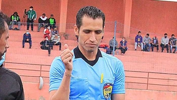 FBF suspendió al árbitro Jorge Justiniano FBF suspendió al árbitro Jorge Justiniano