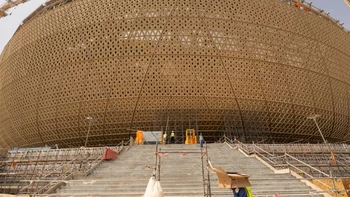 El estadio de la final del Mundial de Catar 2022 está "terminado al 98,5%" El estadio de la final del Mundial de Catar 2022 está "terminado al 98,5%"