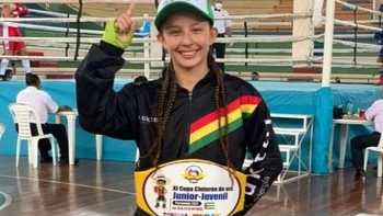 Itatí Zuleta, campeona de boxeo en la Copa Cinturón de Oro en Ecuador Itatí Zuleta, campeona de boxeo en la Copa Cinturón de Oro en Ecuador