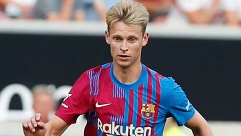El Barcelona pierde al volante Frenkie de Jong por lesión El Barcelona pierde al volante Frenkie de Jong por lesión