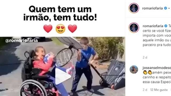 El conmovedor video, dedicado a los hermanos, que publicó Romario El conmovedor video, dedicado a los hermanos, que publicó Romario