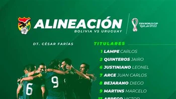 Bolivia cambia esquema táctico; Martins y Ábrego serán los atacantes Bolivia cambia esquema táctico; Martins y Ábrego serán los atacantes