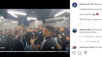 Video con el que la selección argentina celebra su clasificación a Catar 2022 Video con el que la selección argentina celebra su clasificación a Catar 2022