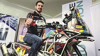 Daniel Nosiglia, único boliviano en el Rally Dakar Daniel Nosiglia, único boliviano en el Rally Dakar