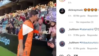 El gesto de Thibaut Courtois con una niña que el mundo del fútbol aplaude (video) El gesto de Thibaut Courtois con una niña que el mundo del fútbol aplaude (video)