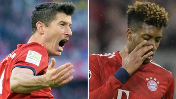 Lewandowski y Coman, a puñetazos en la práctica del Bayern Lewandowski y Coman, a puñetazos en la práctica del Bayern