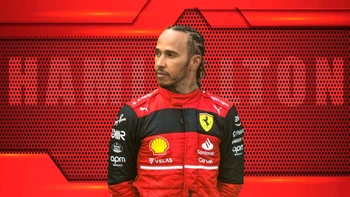Hamilton cumple su "sueño de correr de rojo" en su primer día en Ferrari Hamilton cumple su "sueño de correr de rojo" en su primer día en Ferrari