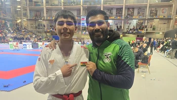 Manuel Olguín hace historia al ganar bronce en la Liga Mundial Juvenil de Karate Manuel Olguín hace historia al ganar bronce en la Liga Mundial Juvenil de Karate