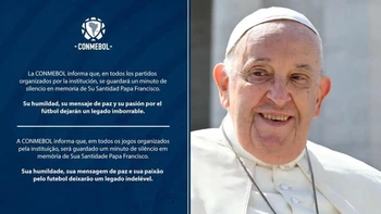 El fútbol sudamericano se une para homenajear al papa Francisco tras su fallecimiento El fútbol sudamericano se une para homenajear al papa Francisco tras su fallecimiento