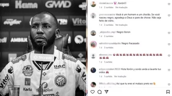 Jugador que denunció a Miguel Terceros por insultos racistas restringe comentarios en redes Jugador que denunció a Miguel Terceros por insultos racistas restringe comentarios en redes
