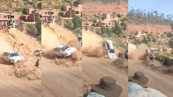 Tremendo accidente en el Circuito Oscar Crespo de Sucre Tremendo accidente en el Circuito Oscar Crespo de Sucre