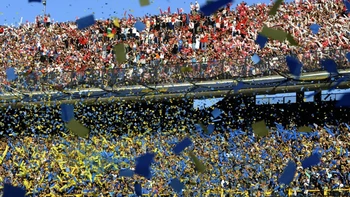 Comienzan pruebas en Argentina para permitir el regreso de hinchas visitantes tras 12 años Comienzan pruebas en Argentina para permitir el regreso de hinchas visitantes tras 12 años