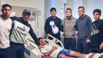 Andrés Guillermo fue operado después de un choque de cabezas con un rival Andrés Guillermo fue operado después de un choque de cabezas con un rival