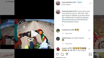 Chavo Salvatierra muestra su entrenamiento en Baja California Chavo Salvatierra muestra su entrenamiento en Baja California