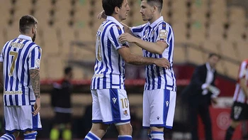 Oyarzabal da a Real Sociedad su segunda Copa del Rey en histórica final Oyarzabal da a Real Sociedad su segunda Copa del Rey en histórica final