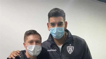 Los bolivianos Chumacero y Carrasco se reencontraron en Ecuador Los bolivianos Chumacero y Carrasco se reencontraron en Ecuador