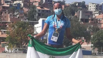Cruceña Camila Jiménez impuso récord nacional en heptatlón Cruceña Camila Jiménez impuso récord nacional en heptatlón
