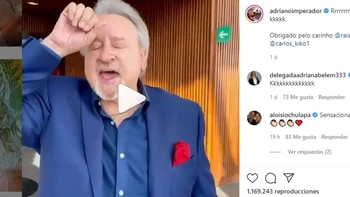 El saludo de Kiko para el ‘Emperador’ Adriano El saludo de Kiko para el ‘Emperador’ Adriano