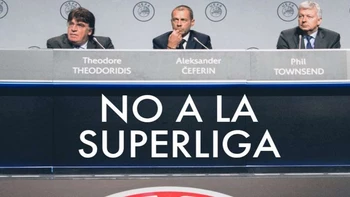 La UEFA inicia batalla disciplinaria contra el Barcelona, Real Madrid y Juventus La UEFA inicia batalla disciplinaria contra el Barcelona, Real Madrid y Juventus