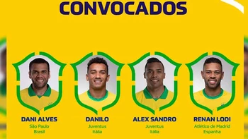 Dani Alves y "Gabigol", novedades de Brasil para juegos contra Ecuador y Paraguay Dani Alves y "Gabigol", novedades de Brasil para juegos contra Ecuador y Paraguay
