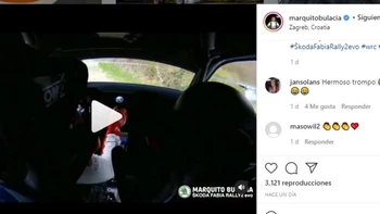 El ‘trompo’ de Marquito Bulacia en la previa al Rally de Croacia El ‘trompo’ de Marquito Bulacia en la previa al Rally de Croacia