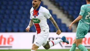 Triplete de Mauro Icardi en la goleada (5-0) del PSG sobre el Angers Triplete de Mauro Icardi en la goleada (5-0) del PSG sobre el Angers