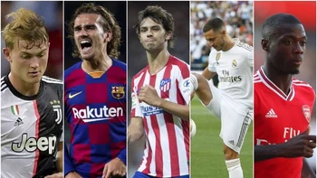 Récord de gastos de las cinco grandes ligas europeas Récord de gastos de las cinco grandes ligas europeas