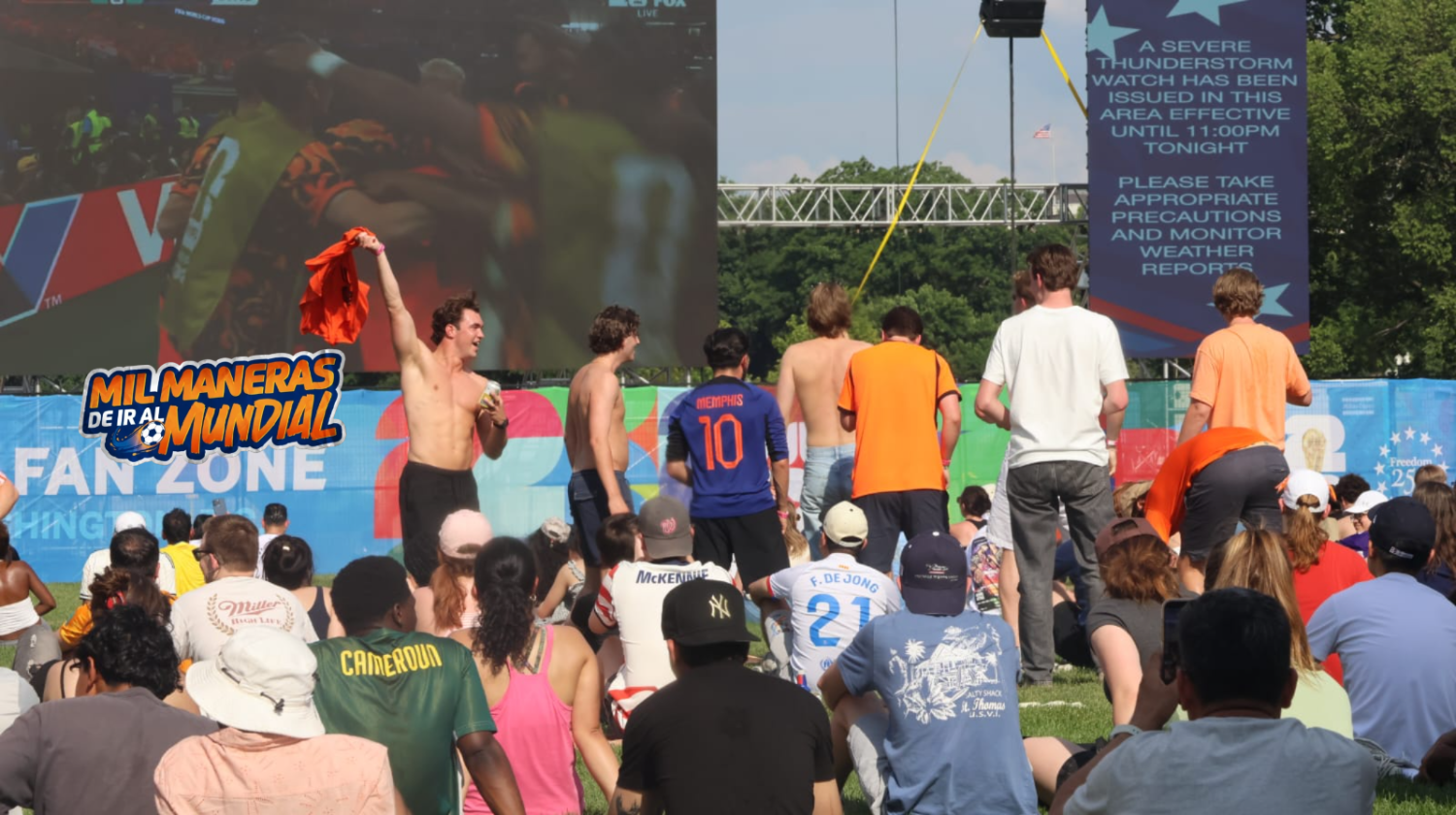 La pasión por el Mundial se vive en Washington D. C.
