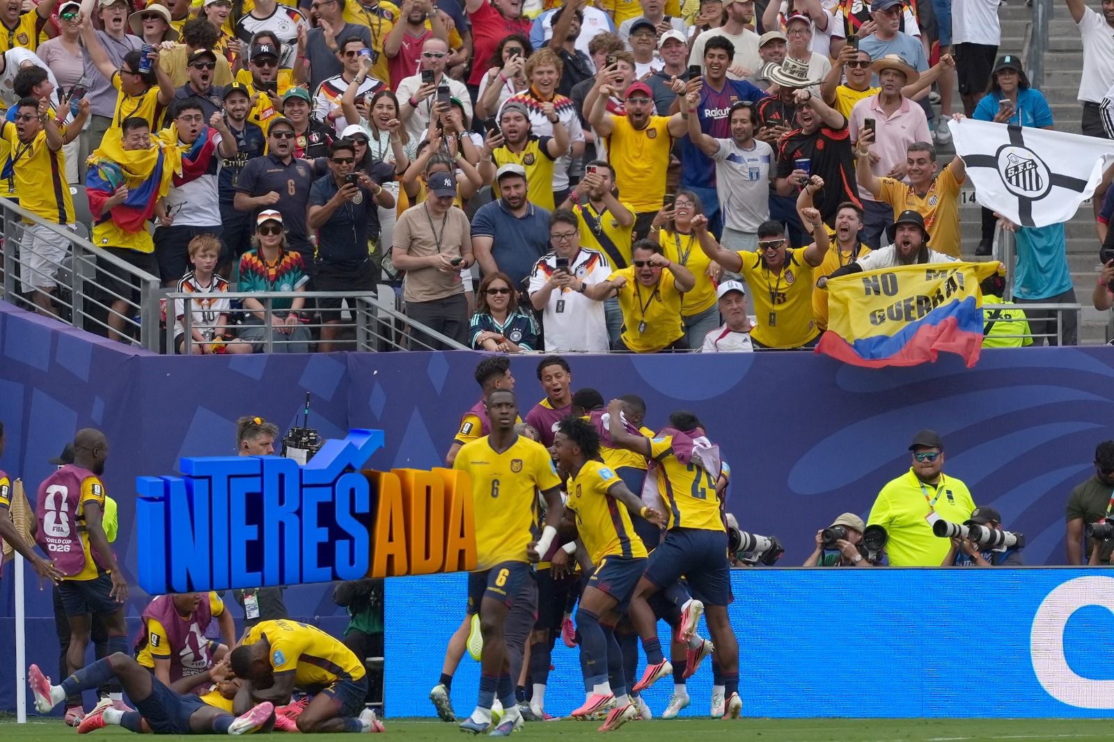 Ecuador dio el batacazo y venció a Alemania./EFE