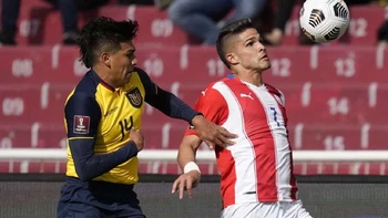 Ecuador le ganó a Paraguay por 2-0 en la agonía del partido Ecuador le ganó a Paraguay por 2-0 en la agonía del partido