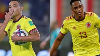 Muriel y Mina, las bajas de Colombia para enfrentar a Bolivia el jueves Muriel y Mina, las bajas de Colombia para enfrentar a Bolivia el jueves