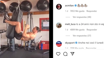 Zlatan Ibrahimovic muestra su exigente rutina de ejercicios (video) Zlatan Ibrahimovic muestra su exigente rutina de ejercicios (video)