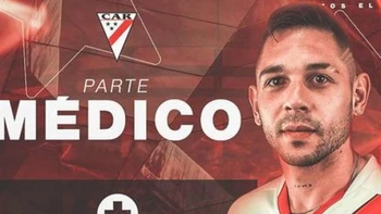 A José Alí Meza se le acabó el torneo Apertura A José Alí Meza se le acabó el torneo Apertura