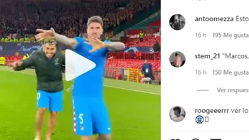 El Atlético de Madrid revela imágenes inéditas de su festejó en Old Trafford (video) El Atlético de Madrid revela imágenes inéditas de su festejó en Old Trafford (video)