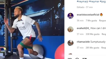 Neymar muestra al mundo las ganas que tiene de seguir en el PSG (video) Neymar muestra al mundo las ganas que tiene de seguir en el PSG (video)