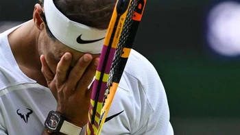 Nadal lesionado en Wimbledon: Rotura de 7 mm en el abdominal Nadal lesionado en Wimbledon: Rotura de 7 mm en el abdominal