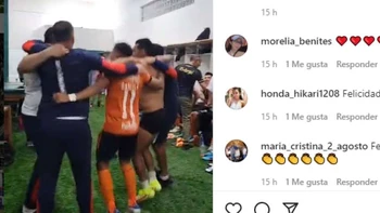 Royal Pari mostró el festejo que tuvo en su camarín tras vencer a Oriente (video) Royal Pari mostró el festejo que tuvo en su camarín tras vencer a Oriente (video)