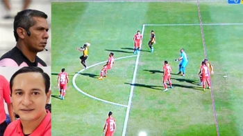 Suspenden de manera indefinida a árbitros que convalidaron un gol ilícito en el VAR Suspenden de manera indefinida a árbitros que convalidaron un gol ilícito en el VAR