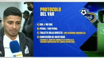 Daniel Rojas: "No me sé todas las reglas (del VAR)" Daniel Rojas: "No me sé todas las reglas (del VAR)"