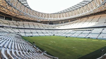 El estadio de la final del Mundial de Catar albergará en agosto su primer partido El estadio de la final del Mundial de Catar albergará en agosto su primer partido