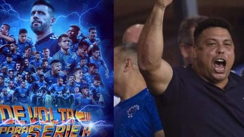 El Cruzeiro de Ronaldo regresa a la primera división de Brasil El Cruzeiro de Ronaldo regresa a la primera división de Brasil