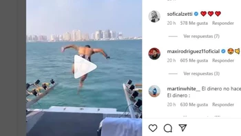El ‘Kun’ Agüero la pasa bien en Qatar junto a su familia (video) El ‘Kun’ Agüero la pasa bien en Qatar junto a su familia (video)
