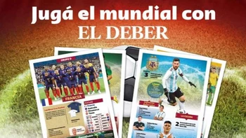 La Copa del Mundo se juega con EL DEBER La Copa del Mundo se juega con EL DEBER