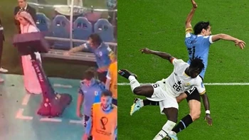 Edinson Cavani, delantero de Uruguay: "Si a mí me sancionan, al árbitro lo tienen que meter preso" Edinson Cavani, delantero de Uruguay: "Si a mí me sancionan, al árbitro lo tienen que meter preso"
