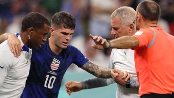Pulisic sufre una contusión pélvica a tres días de los octavos ante Países Bajos Pulisic sufre una contusión pélvica a tres días de los octavos ante Países Bajos