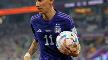 Di María tiene una sobrecarga y es duda ante Australia Di María tiene una sobrecarga y es duda ante Australia